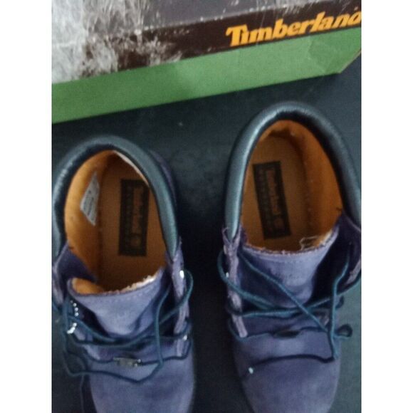 Timberland grape purple swede boots size 7 M in box #22382 - Picture 5 of 10
